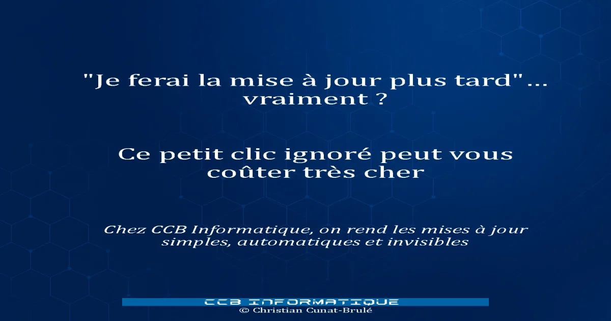 Image de Carrousel : Pourquoi les mises à jour ne sont pas à négliger