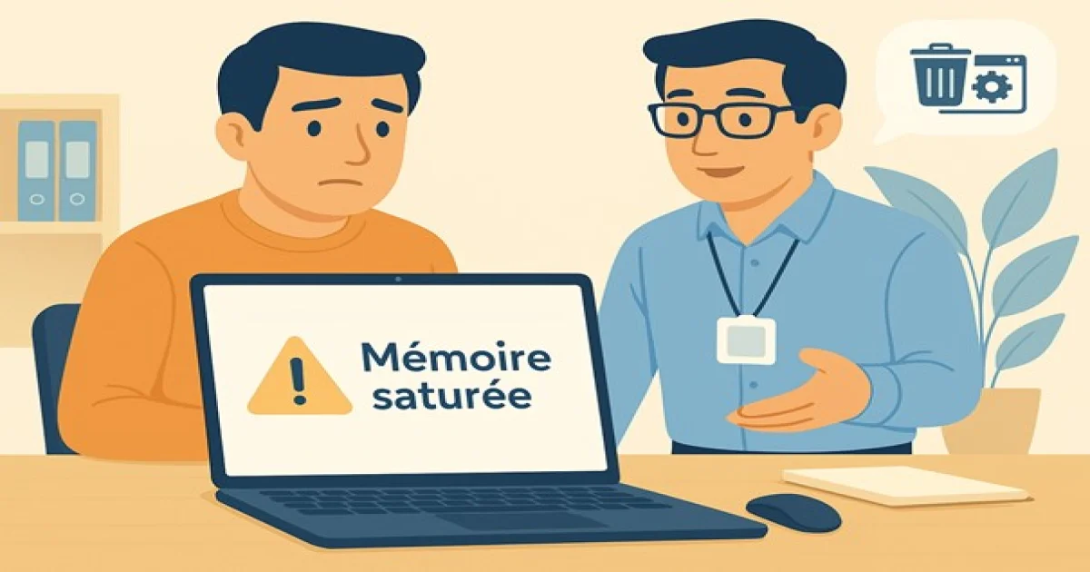 Image de Disque dur saturé éviter les ralentissements